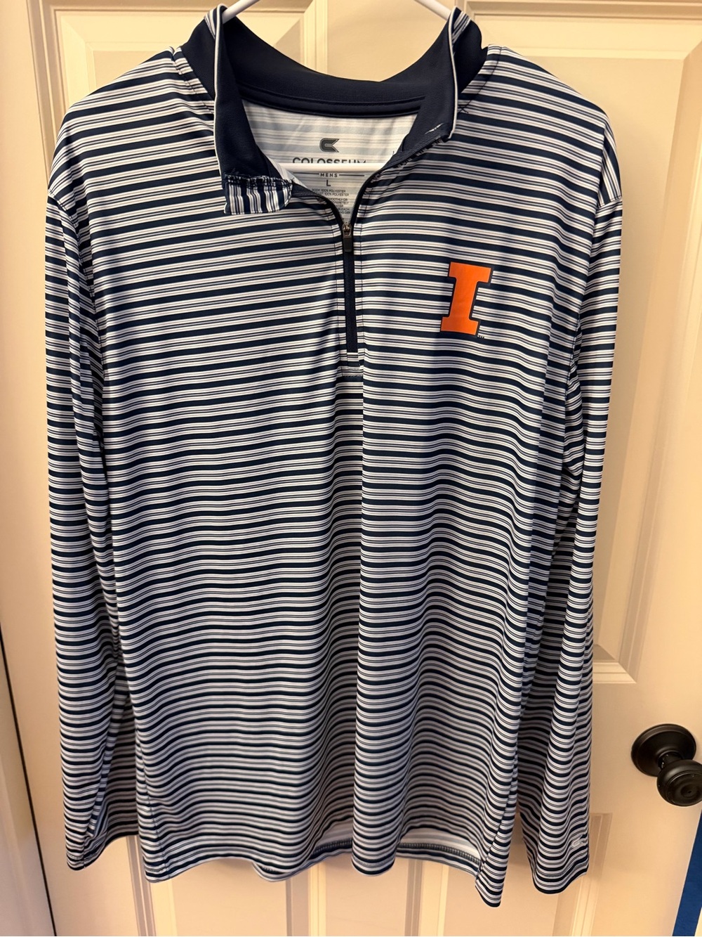 University of Illinois Fighting Illini Quarter-Zip Pullover large